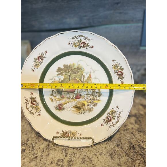 English Rural Scene Grindley Of Stoke Staffordshire England decorative plate 10” - Picture 3 of 9